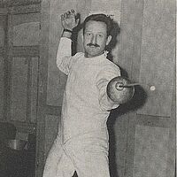 Claude Bourquard, champion du monde par équipe à l'épée en 1962 et médaillé de bronze aux JO de Tokyo 1964